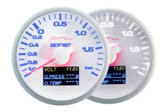 Zegar Depo WBL 4w1 60mm Doładowanie Turbo Volt Ciśnienie Temperatura Olej największy sklep tuningowy w Polsce!