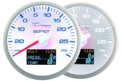 Zegar DEPO WBL 60mm 4w1 Turbo Volt Ciśnienie Temperatura Oleju