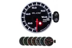 Zegar Wskaźnik Slide PK-SC 52mm Ciśnienie Oleju Oil Pressure największy sklep tuningowy w Polsce!
