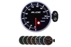Zegar Wskaźnik Slide PK-SC 52mm Volt Woltomierz największy sklep tuningowy w Polsce!