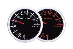 Zegar Wskaźnik Slide WA 52mm Volt Woltomierz największy sklep tuningowy w Polsce!