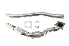 Downpipe Audi A3 S3 TTS Seat Leon VW  Golf 6R Scirocco 2.0 TFSI Decat największy sklep tuningowy w Polsce!