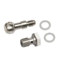 Zestaw śruba banjo M10x1.5 na AN4 z restryktorem 1.8mm największy sklep tuningowy w Polsce!