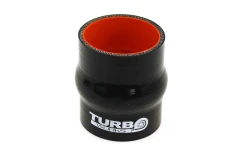 Łącznik silikonowy antywibracyjny TurboWorks Pro Czarny 45mm