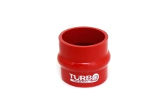 Łącznik silikonowy antywibracyjny TurboWorks Czerwone 80mm
