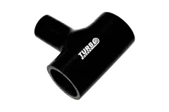 Łącznik silikonowy T-Piece TurboWorks Czarne 32-25mm największy sklep tuningowy w Polsce!