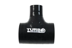 Łącznik silikonowy T-Piece TurboWorks Czarne 32-25mm
