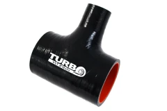 Łącznik silikonowy T-Piece TurboWorks Pro Black 38-25mm
