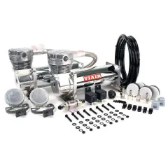 2 Kompresory VIAIR 444C Chrom - DUAL PACK największy sklep tuningowy w Polsce!