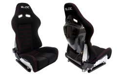 Fotel sportowy SLIDE X3 Carbon Black L - GRUBYGARAGE - Sklep Tuningowy