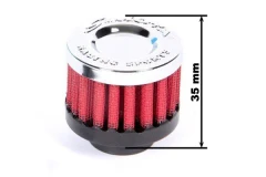 Filtr odmy 12 mm Red SIMOTA - GRUBYGARAGE - Sklep Tuningowy