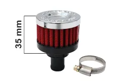 Filtr odmy Simota 15mm Czerwony największy sklep tuningowy w Polsce!