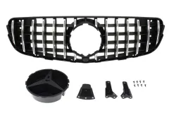 Grill Mercedes Benz W253 GLC63 GT Look Chrome-Mat-Black 16+ największy sklep tuningowy w Polsce!