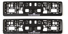 Ramki pod tablicę rejestracyjną TuningKingz 3D (komplet 2 szt.) - GRUBYGARAGE - Sklep Tuningowy