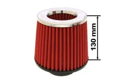Filtr stożkowy Simota H:130mm OTW:60-77mm JAU-X02102-05 Czerwony największy sklep tuningowy w Polsce!