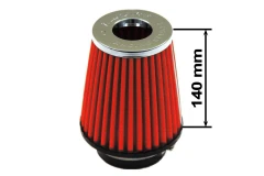 Filtr stożkowy SIMOTA JAU-X12109-05 60-77mm Red - GRUBYGARAGE - Sklep Tuningowy