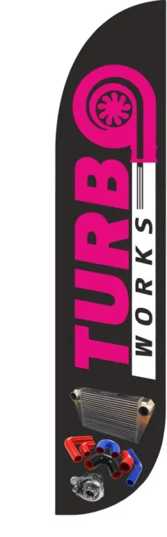 Flaga TurboWorks 550cm największy sklep tuningowy w Polsce!