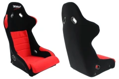 Fotel Sportowy Bimarco Cobra II Welur Black/Red - GRUBYGARAGE - Sklep Tuningowy