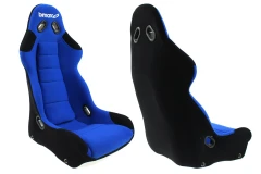 Fotel Sportowy Bimarco Cobra Welur Blue/Black - GRUBYGARAGE - Sklep Tuningowy