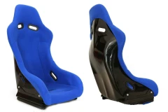 Fotel sportowy GTR Plus Welur Niebieski
