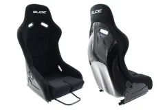 Fotel sportowy SLIDE R1 material Black L największy sklep tuningowy w Polsce!