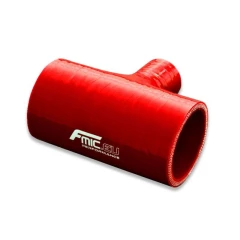 Trójnik silikonowy T-Piece FMIC 32/32mm Czerwony