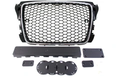 GRILL AUDI A3 8P RS-STYLE CHROME-BLACK (09-12) PDC - GRUBYGARAGE - Sklep Tuningowy