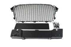 Grill Audi A4 B8 RS-Style Chrome-Black 12-15 PDC największy sklep tuningowy w Polsce!