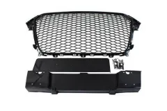 Grill Audi A4 B8 RS-Style Gloss Black 12-15 PDC największy sklep tuningowy w Polsce!
