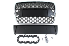 GRILL AUDI A6 C6 RS-STYLE CHROME-BLACK (04-09)