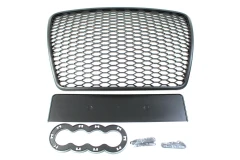 GRILL AUDI A6 C6 RS-STYLE GLOSS BLACK (09-11)