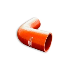 Silikonowe kolanko redukcyjne FMIC 90st 25/32mm Pomarańczowe - GRUBYGARAGE - Sklep Tuningowy