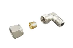ZŁĄCZKA do MIEDZI / ALUMINIUM 10mm - 1/4" kątowa największy sklep tuningowy w Polsce!