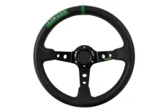 Kierownica sportowa Pro 350mm offset:80mm (głęboka) Takata PVC największy sklep tuningowy w Polsce!