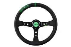 Kierownica sportowa Pro 350mm offset:80mm (głęboka) Takata Skóra największy sklep tuningowy w Polsce!