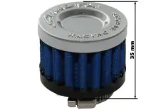 Moto Filtr stożkowy SIMOTA 12 mm Blue - GRUBYGARAGE - Sklep Tuningowy