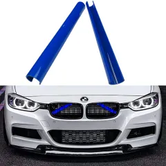 Wstawki Wsporniki Do Grilla BMW 5/6/7 Brace Bars Niebieskie największy sklep tuningowy w Polsce!