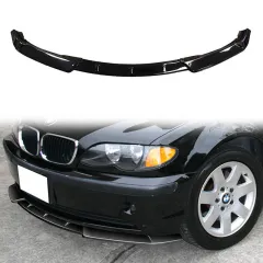 Splitter przedni BMW E46 4D Gloss Black największy sklep tuningowy w Polsce!