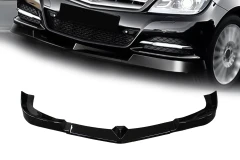 Splitter przedni Mercedes Benz W204 11-13 Gloss Black - GRUBYGARAGE - Sklep Tuningowy