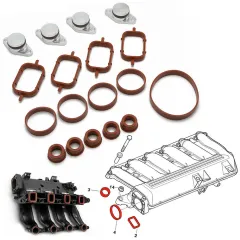 ZAŚLEPKI KOLEKTORA SSĄCEGO BMW SERIA 3/5 4x22MM największy sklep tuningowy w Polsce!