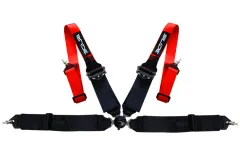 Pasy sportowe Slide Quick 4p 2"+3" Czerwono-Czarne największy sklep tuningowy w Polsce!