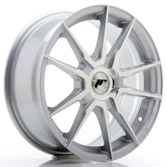 JR Wheels JR21 17x7 ET25-40 Blank Machined Silver