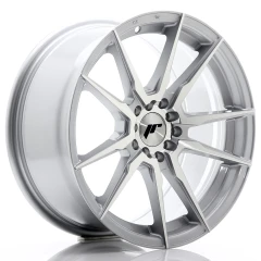 JR Wheels JR21 17x8 ET25 4x100/108 Silver Machined