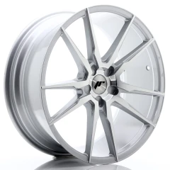 JR Wheels JR21 20x8,5 ET20-40 5H BLANK Silver Machined Face