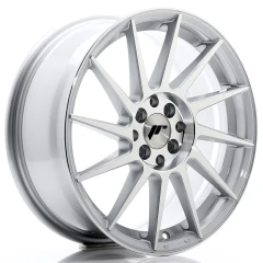 JR Wheels JR22 17x7 ET35 4x100/114 Silver Machined Face