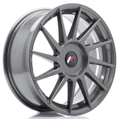 JR Wheels JR22 17x7 ET35-40 BLANK Hyper Gray