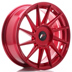 JR Wheels JR22 17x7 ET35-40 BLANK Platinum Red