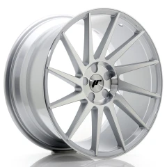 JR Wheels JR22 20x10 ET20-40 5H BLANK Silver Machined Face