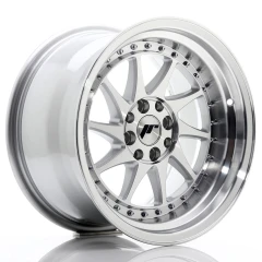 JR Wheels JR26 16x9 ET20 4x100/108 Silver Machined Face