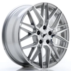 JR Wheels JR28 17x7 ET35 5x100 Silver Machined Face